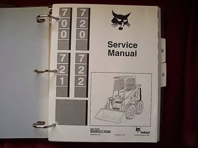 Bobcat 700 720 721 skid steer loader service manual