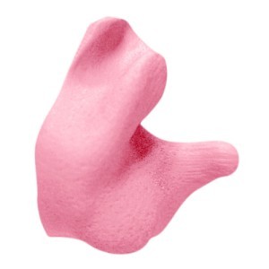 Custom fit molded earplugs easy 10 minute fit -pink