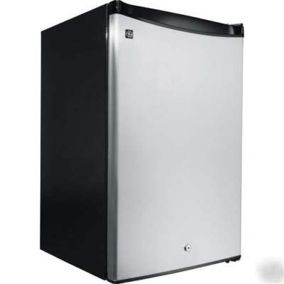 Ge 4.3 cu ft.compact refrigerator-clean steel apartment