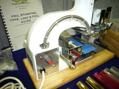 Hot foil machine sle hp- 800 stamper complete w/ extras