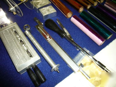 Hot foil machine sle hp- 800 stamper complete w/ extras