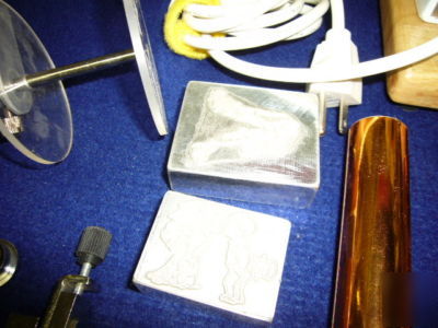 Hot foil machine sle hp- 800 stamper complete w/ extras