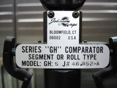 Johnson gage co. * gh internal thread inspection system