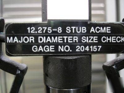 Johnson gage co. * gh internal thread inspection system