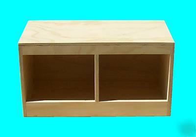 New chicken nest box 2 hole side by side for bantams 