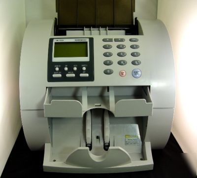Shinwoo SB1000 currency counter w/counterfeit detection