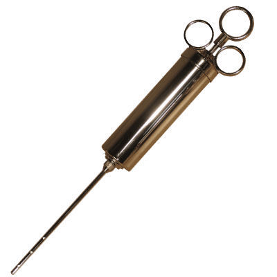 4 oz. commercial grade nickel plated injector