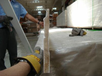 7 1/4 primed pine beaded base moulding wood molding