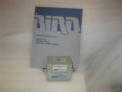 Bird directional power sensor 0.3-1000 watts 1000 mhz