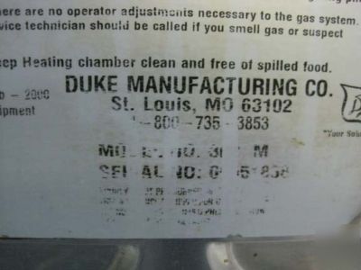 Duke 2 welll steamtable 10306 commercial food warmer