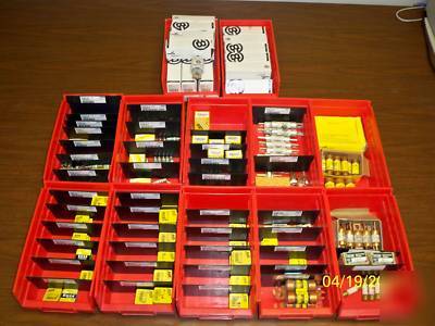 Entire industrial fuse inventory - over 1,200 fuses 