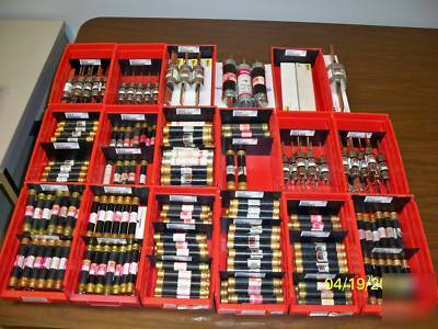 Entire industrial fuse inventory - over 1,200 fuses 