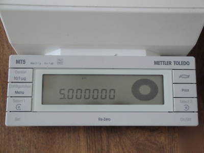 Mettler toledo MT5 microbalance - 5.100000 g
