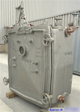 Used- von roll vacuum shelf dryer, approximately 183 sq