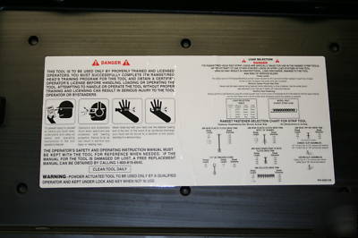 Ramset rocket powder actuated fastener / red head 