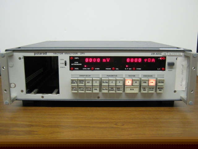 Rohde & schwarz zpv vector network analyzer