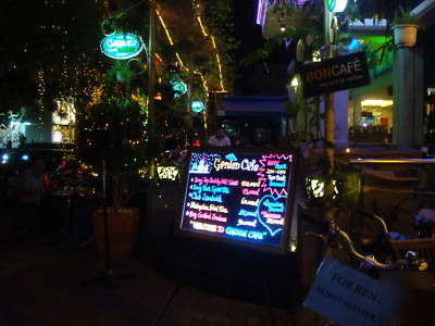 Led sparkleboard neon sign display