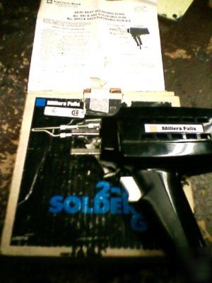 New vintage- millers falls model #991 soldering gun