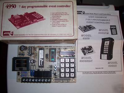 Artisan 4950 7 day programmable event controller