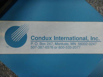 Condux optic cable puller, used for demo only 