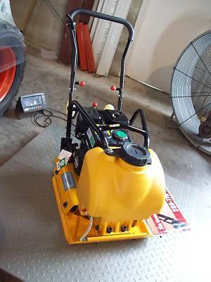 New plate compactor,brand , 6.5HP, 3370 lbs cent force