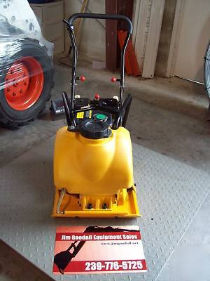 New plate compactor,brand , 6.5HP, 3370 lbs cent force