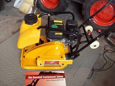 New plate compactor,brand , 6.5HP, 3370 lbs cent force