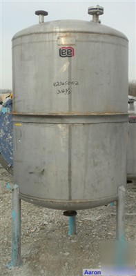 Used- lee metal products pressure tank, 500 gallon, mod