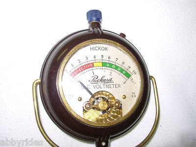 Vintage hickok packard model 150 dc voltmeter 