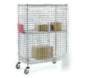 Wire security shelving unit 24W x 48L x 66H