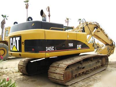 06 cat caterpillar 345CL hydraulic excavator plumb gd f