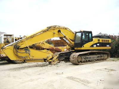 06 cat caterpillar 345CL hydraulic excavator plumb gd f