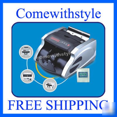 Counterfeit detector money currency bill counter