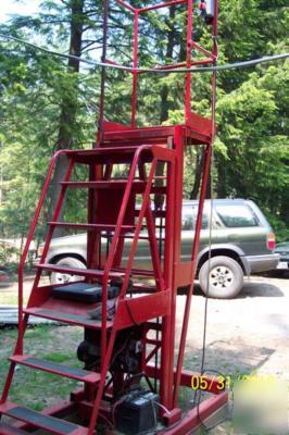 Man lift 500LB 17 foot height stationary 