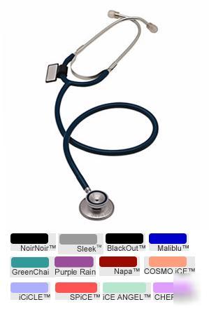 Mdf dual head stethoscope, color blackout free