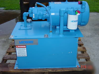 New vickers 10 hp hydraulic power unit 