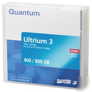 Quantum mr-L3MQN-02 -LTO3 data worm cartridge 