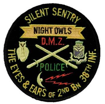 Silent sentry night owls patch