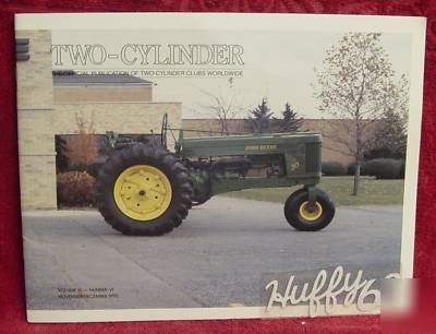 Two cylinder magazine featuring john deere 50 tractor