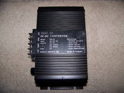 Samlex 24 vdc to 12 vdc / 20 amp voltage converter