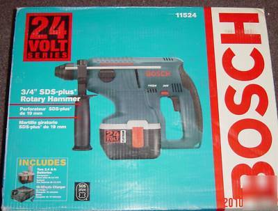 11524 bosch bulldog 24 volt roto hammer sdsplus 3/4