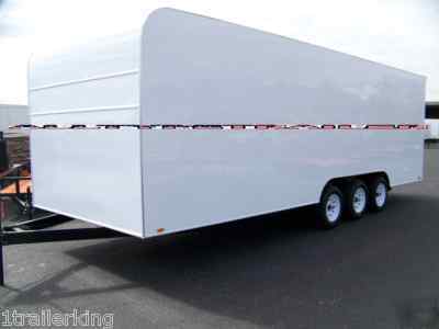 20' enclosed motorcycle quad car hauler rhino trailer 