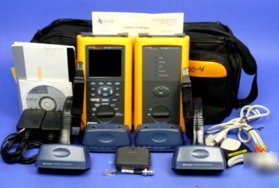 Calibrated fluke dsp-4300 cable tester CAT6 DSP4300