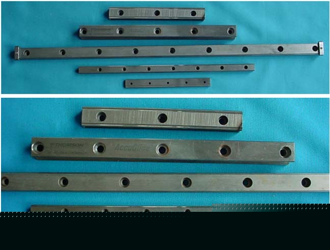 Lot of 5 linear slide without nut linear actuators
