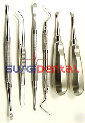 7 various dental oral maxillofacial surgery instruments