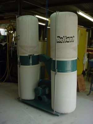 Dust collector reliant 3 hp single phase 