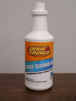 Jani-source non-ammoniated glass cleaner - rtu 12 qts