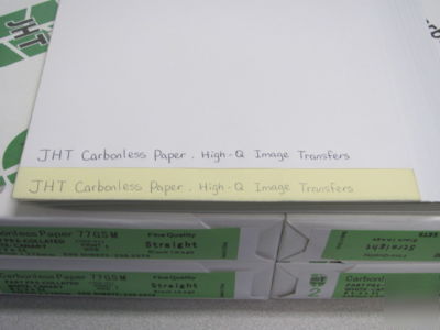 Jht carbonless paper ncr form 2 part rv 8.5X11 20 cases