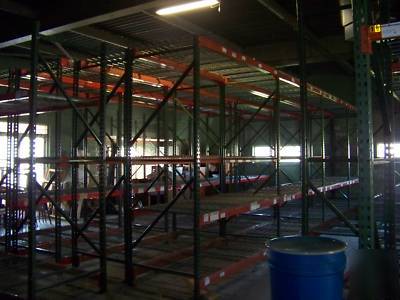 Large lot warehouse pallet racking beams wâ€‹ire decking