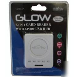 New goldx glow 32-in-1 card reader UCRL3P